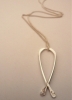 La Jewellery Recycled Silver 'Petit Kiss Me Kate' Necklace