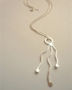 La Jewellery Recycled Silver 'Petit Willot' Necklace