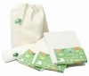 The Little Green Sheep Organic Cot Bed Bedding Set to fit 70cm x 140cm (Eco White)