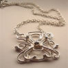 La Jewellery Recycled Silver 'Petit Biba' Necklace