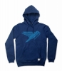 Silverstick 'Ellerton' Bird Logo Hoodie (Mens - Navy)