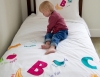 Organic Cotton Embroidered ABC Duvet Cover & Pillowcase